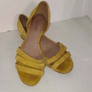 Madewell mustard yellow  shoes, size 8